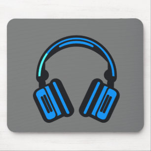 Music Headphone City Rhyme Wonderful Vibes Vector Mouse Pad