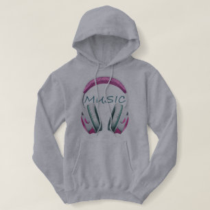 music headphones for girls hoodie