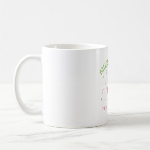Music Heals The Soul Grim Reaper and Guitar Coffee Mug