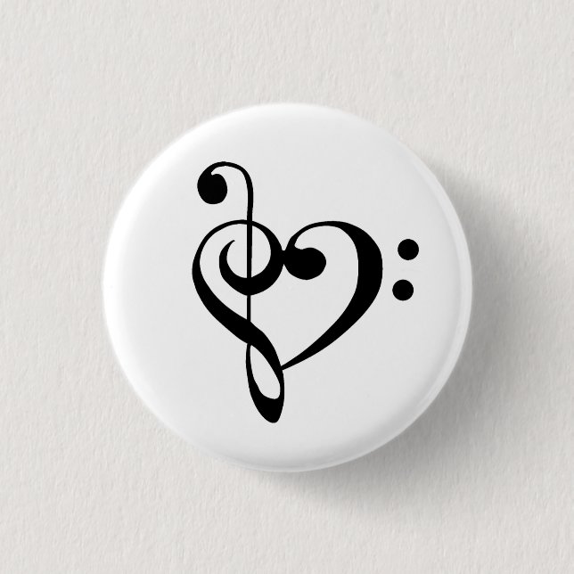 Music Heart Button (Front)