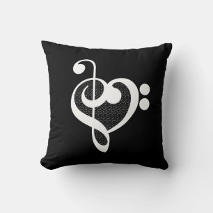 Music Heart - I Love Music Cushion
