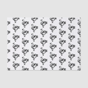 Music Heart - I Love Music Tissue Paper