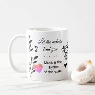 Music & Heart – Inspirational Musical Quote Mug