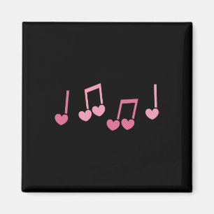 Music Heart Music Note Funny Musician Kids Girls M Magnet