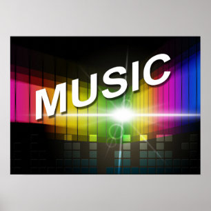 Music Illustration poster