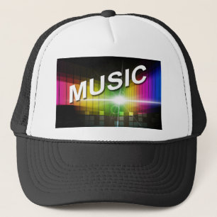 Music Illustration trucker hats