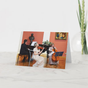Music in a Grand Hall in Russia Holiday Card