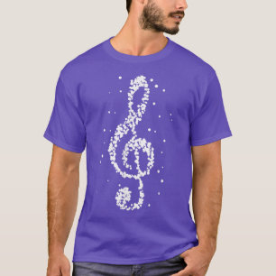 Music in black and white Musician Music teachers T T-Shirt
