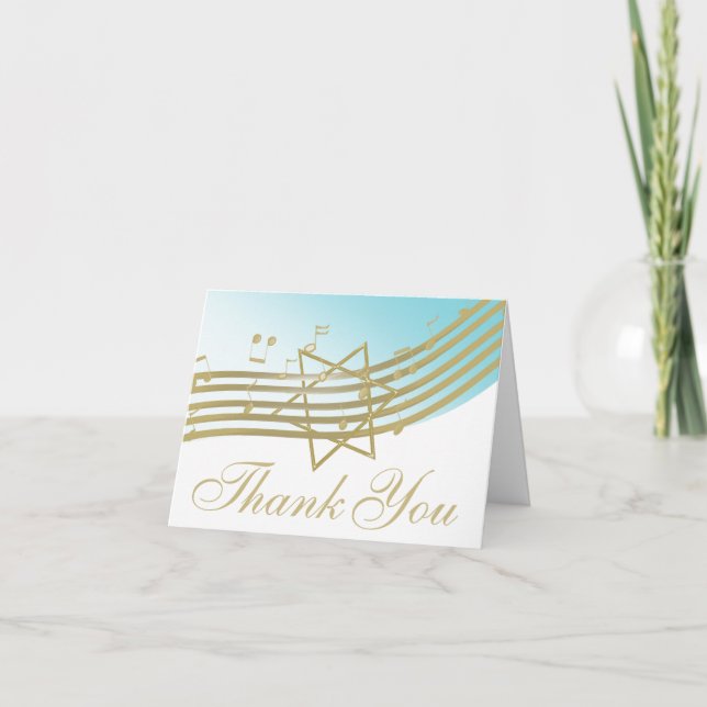 Music in the Air Thank You Note (Front)