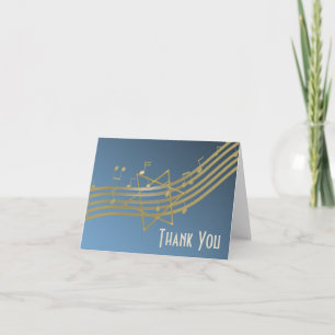 Music in the Air Thank You Note Card