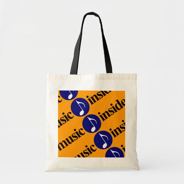 music inside tote bag (Front)