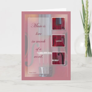 Music Inspiration, Violin Card