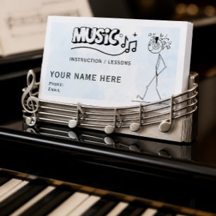 Music Instructor Business Cards