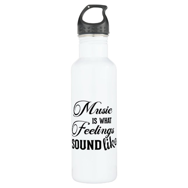 Music Instrument Musical Musician Sound Lover Gift 710 Ml Water Bottle (Front)