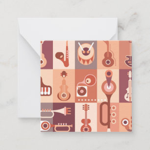Music Instruments Card