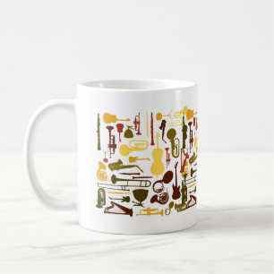 Music Instruments Coffee Mug