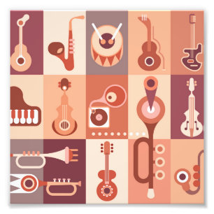 Music Instruments Photo Print
