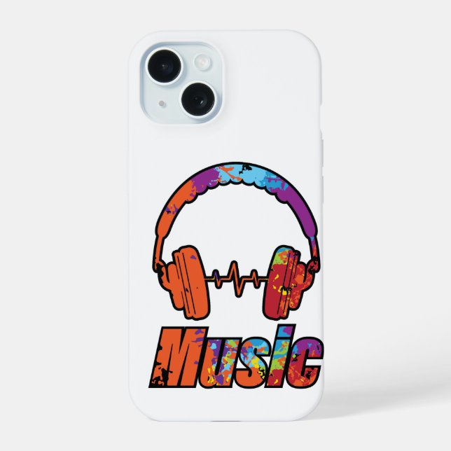 Music iPhone 15 Case (Back)