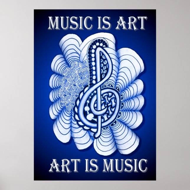 Music is Art Poster (Front)