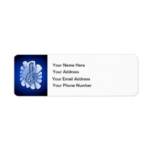 Music is Art Return Address Label