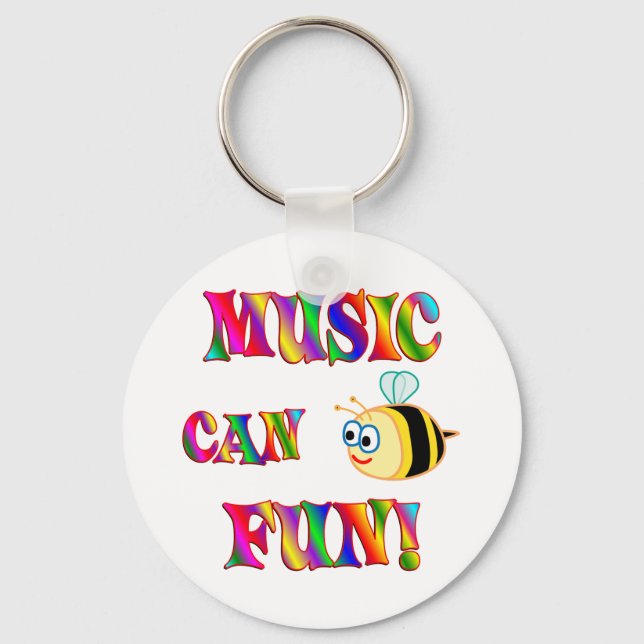 Music is Fun Key Ring (Front)
