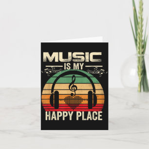 Music Is Happy Place Musigovernment Agencyn Outfit Card