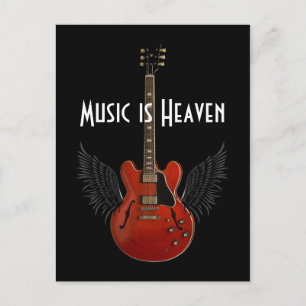 Music is Heaven Postcard