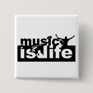 Music is Life button - customise!
