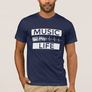 Music is Life Dark T-Shirt