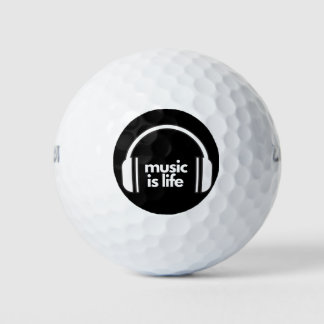 Music is Life Golf Ball