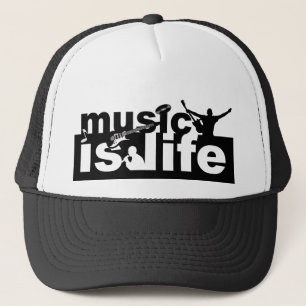 Music is Life hat - choose colour