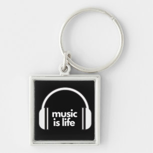 Music is Life Keyring