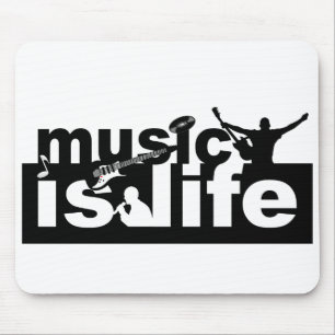 Music is life mousepad - customise!
