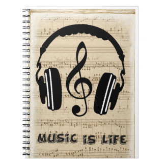 Music is life notebook