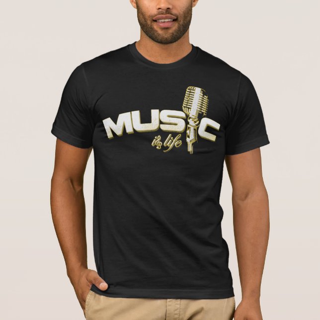 Music is life T-Shirt (Front)
