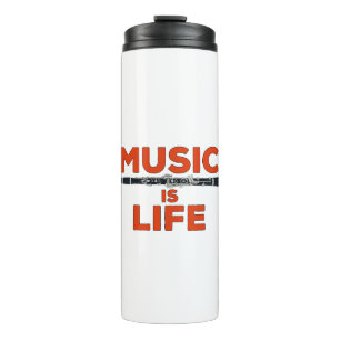 Music is Life Thermal Tumbler