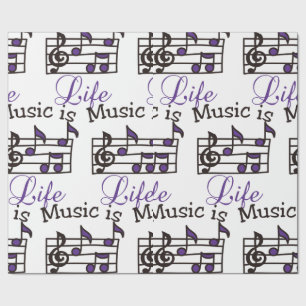 Music Is Life Wrapping Paper
