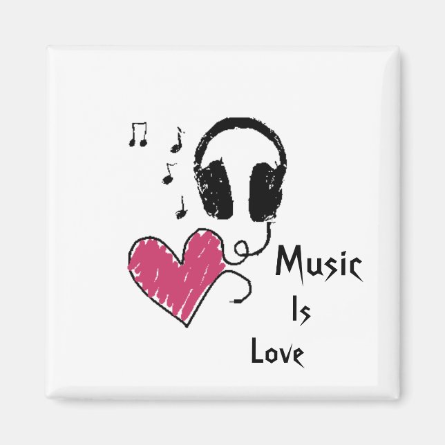 Music is Love Magnet (Front)