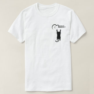 Music Is Medicine – Cute Cat Guitar Design T-Shirt