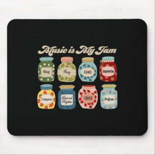 Music Is My Jam Back To School Music Teacher Speci Mouse Pad