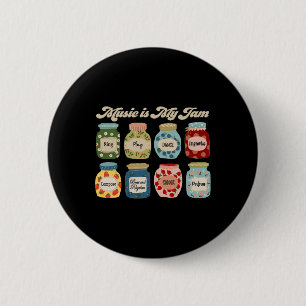 Music Is My Jam Byck To School Music Teacher Speci 6 Cm Round Badge