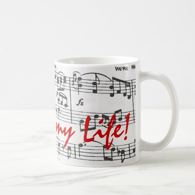 Music is My Life Coffee Mug (Right)