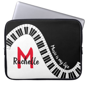 Music is my Life Laptop Sleeve