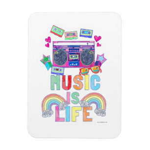 Music is My Life Magnet