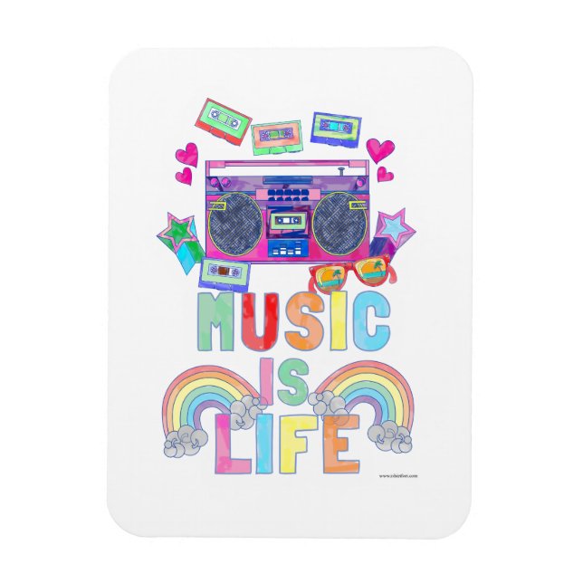 Music is My Life Magnet (Vertical)