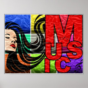 Music Is My Life Poster