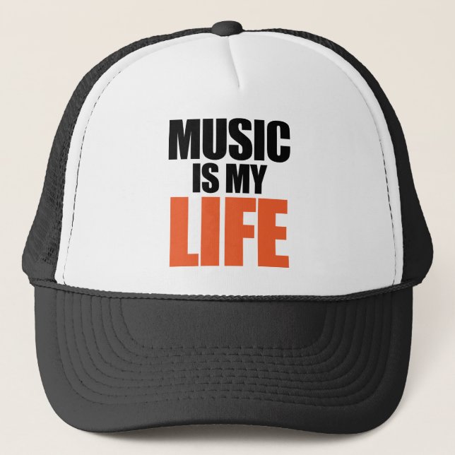 Music Is My Life Trucker Hat (Front)