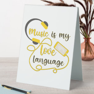 Music is my love language romantic phrase