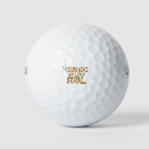 Music Is My Soul Golf Balls