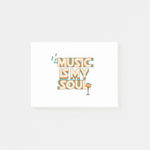 Music Is My Soul Post-it Notes